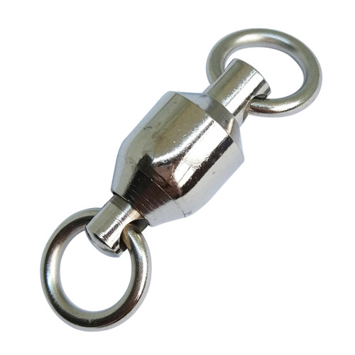Stainless Steel Fishing Ball Bearing Swivels with Solid Ring Heavy Duty Fishing Tackle,Rated from 30 LB TO 480 lb