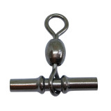 3 way Stainless steel fishing cross line crane swivels with sleeve crimp ,rated from 40 LB to 180 LB