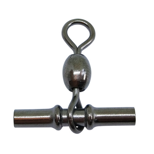 3 way Stainless steel fishing cross line crane swivels with sleeve crimp ,rated from 40 LB to 180 LB