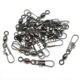 Stainless steel fishing crane swivel with interlock snap ,rated from 15lb to 125 lb