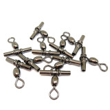 3 way Stainless steel fishing cross line crane swivels with sleeve crimp ,rated from 40 LB to 180 LB