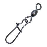 Stainless steel Fishing Crane swivel with Duo Lock snap ,rated from 15 LB TO 145 LB