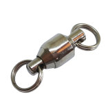 Stainless Steel Fishing Ball Bearing Swivels with Split Ring  Fishing Tackle,Rated from 30 LB TO 480 lb