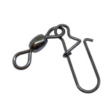 Stainless steel Fishing Crane swivel with Duo Lock snap ,rated from 15 LB TO 145 LB