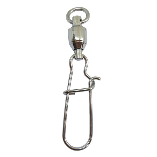 Stainless Steel Fishing Ball Bearing Swivels with  DuoLock Snap Heavy Duty Fishing Tackle,Rated from 11kg TO 136kg