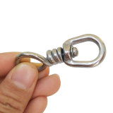 304 Stainless Steel Fishing Swivels with Solid Ring Heavy Duty Fishing Tackle,Rated from 70-185kg 154LB-400Lb