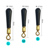 Fishing Float Connector with Swivel Fishing Float Seat Fishing Swivel Carp Terminal Tackle Fishing Float Accessory