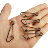 Stainless Steel Fishing Hooked Snap Saltwater Freshwater Fishing Lure Connector ,rated from 8kg -95kg  17 LB -210 LB