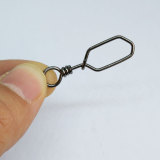 Stainless Steel Fishing Square Snap Saltwater Freshwater Fishing Lure Connector ,rated from 4kg -85kg  9LB -187LB