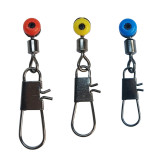 Fishing Float Connector with Snap Sea Fishing Bead Fishing Sinker Connector Fishing Swivel  Fishing Float Accessory