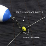 Fishing Float Connector with Snap Sea Fishing Bead Fishing Sinker Connector Fishing Swivel  Fishing Float Accessory