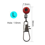 Fishing Float Connector with Snap Sea Fishing Bead Fishing Sinker Connector Fishing Swivel  Fishing Float Accessory