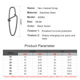 Stainless Steel Fishing Hooked Snap Saltwater Freshwater Fishing Lure Connector ,rated from 6kg -66kg  13LB -132LB