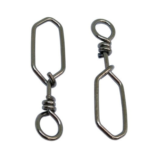 Stainless Steel Fishing Square Snap Saltwater Freshwater Fishing Lure Connector ,rated from 4kg -85kg  9LB -187LB