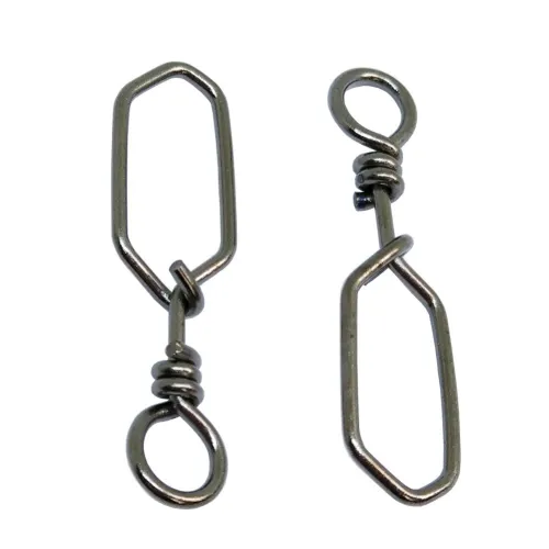 Stainless Steel Fishing Square Snap Saltwater Freshwater Fishing Lure Connector ,rated from 4kg -85kg  9LB -187LB