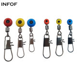 Fishing Float Connector with Snap Sea Fishing Bead Fishing Sinker Connector Fishing Swivel  Fishing Float Accessory