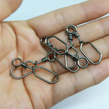 Stainless Steel Fishing Square Snap Saltwater Freshwater Fishing Lure Connector ,rated from 4kg -85kg  9LB -187LB