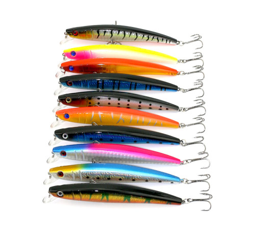 Jerk Baits for Bass Fishing, Jerkbait Fishing Lures, Minnow Lures Jerk Bait for Freshwater/Saltwater Fishing Lures for Trout Pike