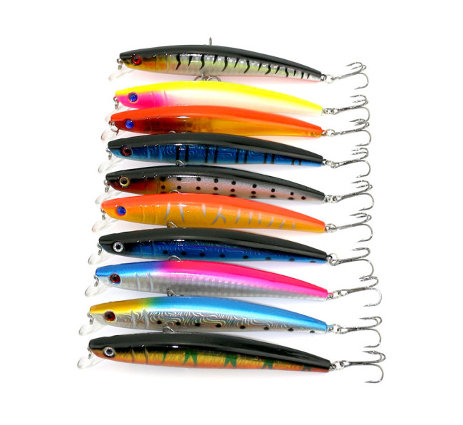 Jerk Baits for Bass Fishing, Jerkbait Fishing Lures, Minnow Lures Jerk Bait for Freshwater/Saltwater Fishing Lures for Trout Pike