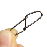 Stainless Steel Fishing Insurance Snap Saltwater Freshwater Fishing Lure Connector ,rated from 7kg -85kg  15LB -187LB