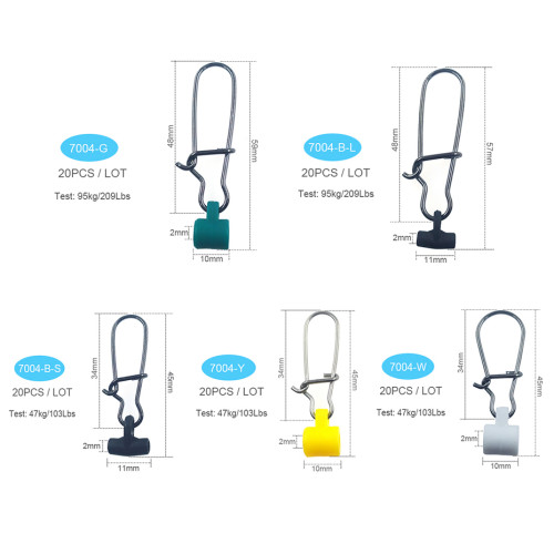 Fishing Line Sinker Slides Duo Lock Snaps High Strength Stainless Steel Sinker Slider Swivel Snap Kit Fishing Tackle