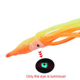 Fishing Squid Skirts Octopus Lures, Glow Soft Plastic Fishing Bait Trolling Lure Saltwater for Bass Salmon Trout