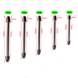 Fishing Lead Seat Stainless Steel Fishing Snap Clips Freshwather FishHooks Fishing Lure Clips Connector 9-17mm