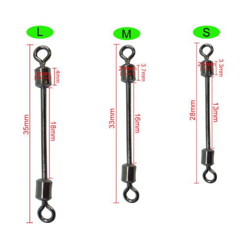 Fishing Lead Seat with Swivel Stainless Steel Fishing Snap Clips Freshwather FishHooks Fishing Lure Clips Connector