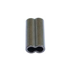 Brass Fishing Line Crimp Fishing Wire Double Sleeve Freshwather FishHooks Fishing Line Sleeve Connector
