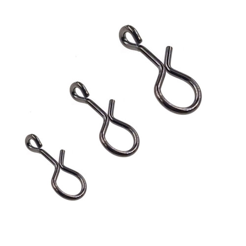 Fishing Lure Clips Stainless Steel Fastlink Snap Clips Fishing Lure Connector Quickly Change Fishing Lures Clip