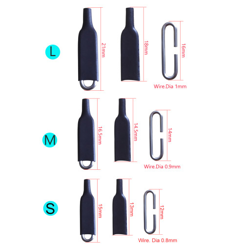 Carp Fishing Fastlink Clips Stainless Steel Snap Clips Fishing Lure Connector Quickly Change Fishing Lures Clip