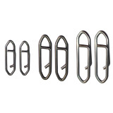 Fishing Power Clips Snap Stainless Steel Snap Clips Fishing Lure Connector FastLink Fishing Tackle