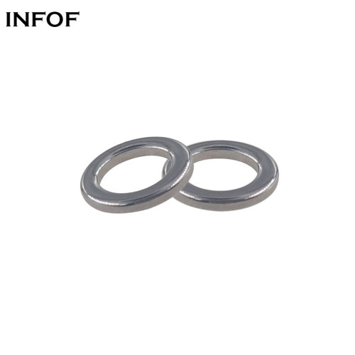 High Strength Solid Ring Fishing Lure Connector Fishing Rings Kit Line Saltwater Solid Ring Fishing Freshwater Loop