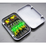 20 Pcs /set fly fishing lure set fishing lure isca artificial Insect bait different models Bionic fly fishing hooks with box