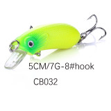 5cm 7g TopWater Fishing Lures Crankbait Swimming Crank Baits Artificial Swimbait Wobblers Fish Tackle