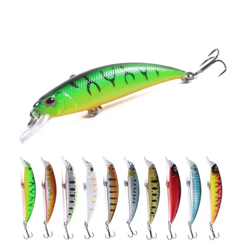 Minnow Bait 8cm 9g Fishing Lure Sinking Hard Artificial Bait Wobblers Isca Crankbait Peaca Bass Swimbait Tackle