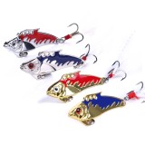 5CM-8.2G Metal VIB Fishing Lure Treble Hooks Sinking Isca Bait Lipless Crankbait