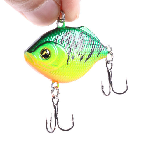 VIB Fishing Lure 4CM-9G -8# hook Bionic Tilapia Artificial Hard Plastic With 3D Eyes Tackle