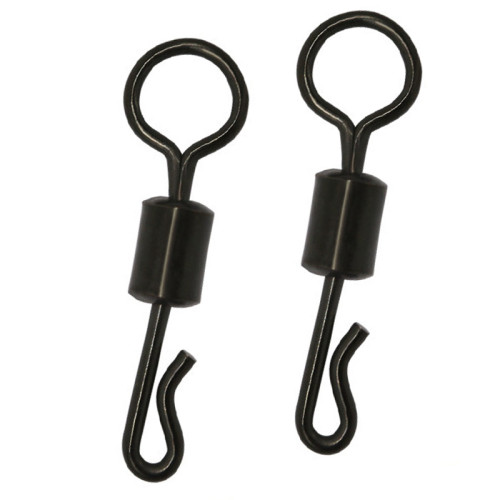 Extended Carp Fishing Q Shape Snap Matte Black Carp Fishing Accessories