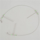 Stainless Steel Fishing wire with Splitter , Fishing steel wire