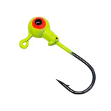 Painted Jigheads Hook Round Double eye Fishing Jigs Hooks Jigging Worm Hook for Soft Bait