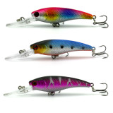 Minnow Fishing bait with 8# treble hooks carp Fishing Lures freshwater Fishing tackle Sinking Trout Bait ,9.2cm/3.62in 8g/0.282oz