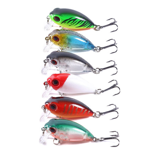 Mini Crankbait Topwater Fishing Lure 4cm 3.5g Artificial Hard Wobblers Bait Artificial Trout Pike Carp Fishing
