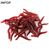 Finesse Worm Soft Baits 4cm Soft Fishing Lure Bass Carp Fishing Bait Artificial Earthworms