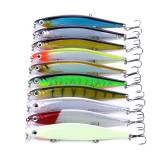 Minnow Fishing Lure Laser Hard Artificial Bait 3D Eyes 11cm 13g Wobblers Fishing Tackle Slow Sinking