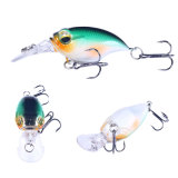 Lifelike Crankbait Fishing Lure 6cm 6.2g Pesca Hooks Topwater Wobblers Artificial Plastic Hard Bait Crankbait Fishing Tackle
