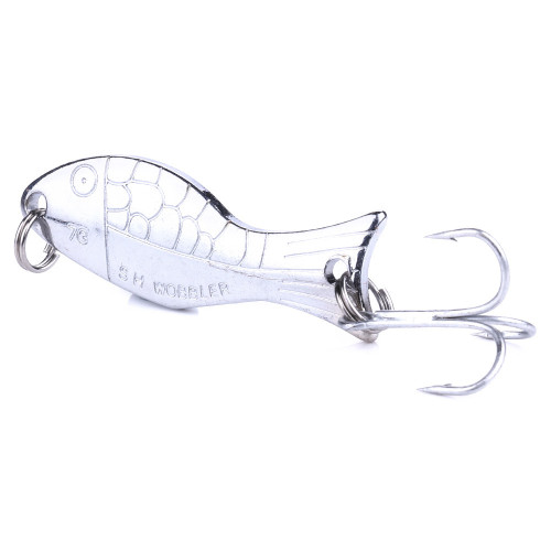 Metal Fishing Spoon Baits 5cm/7g Bass Fishing Lures Saltwater VIB Lures Fishing Tackle