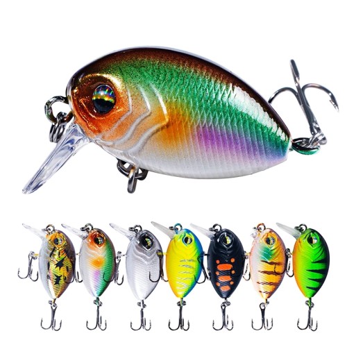 38mm 3.8g Mini Crankbait Fishing Lures Topwater Artificial Hard Bait Minnow Swimbait Wobblers Carp Fishing Lure