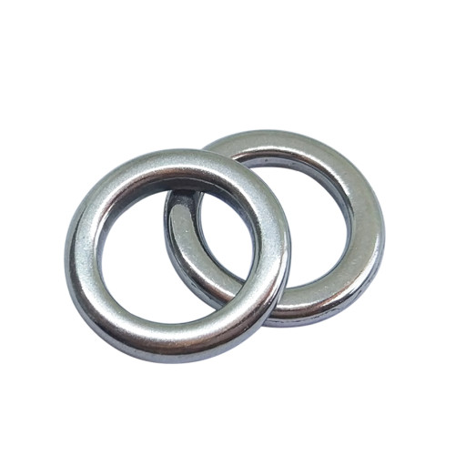Solid Rings Fishing Swivels for Assist Hooks Jig Lure Round Rig Ring Saltwater Fishing Accessories