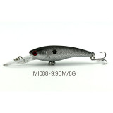 Minnow Fishing bait with 8# treble hooks carp Fishing Lures freshwater Fishing tackle Sinking Trout Bait ,9.2cm/3.62in 8g/0.282oz